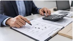 Quotation review on a desk
